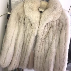 Koslow’s natural blue fox coat